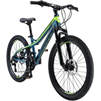 BIKESTAR Bicicleta de montaña de Aluminio Bicicleta Juvenil 24 Pulgadas de 10 a 13 años | Cambio Shimano de 21…